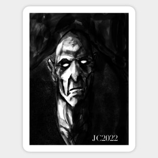 The Dead Man portrait (original) Sticker